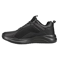 Avia Canyon SR Black Non Slip Shoes for Men, Water Resistant Men's Restaurant, Work & Food Service Sneakers - Black, Medium or Extra Wide