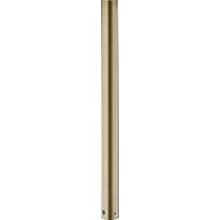 Progress Lighting AirPro Collection 12 in. Ceiling Fan Downrod in Vintage Brass
