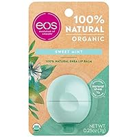 Eos Smooth Lip Balm Sphere, Sweet Mint 0.25 Oz Pack of 2