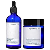 Pyunkang Yul Moisture Ampoule, Nutrition Cream Set - Making Moisture Barrier Maintaining the Skin Moisturized, Facial Moisturizer for Dry and Combination Skin Types