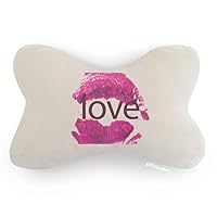 Valentine's Day Pink Lip Love Car Trim Neck Decoration Pillow Headrest Cushion Pad