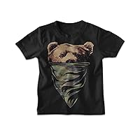 ShirtBANC Camouflage Bandana California Bear Childrens Shirt Cali Kids Tee