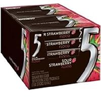 Wrigleys 5, Gum Strawberry Flood, Count 10 (15S) - Gum / Grab Varieties & Flavors