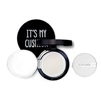 Empty Cushion Foundation Compact Case DIY Makeup Portable Refillable Cosmetic Container with Air Puff and Sponge Internal case Mirror BB CC Sun Cream Make Your Own Cosmetic