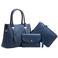 Purses for Women Fashion Handbags Tote Bag Shoulder Bags Top Handle Bags Satchel 3Pcs Set