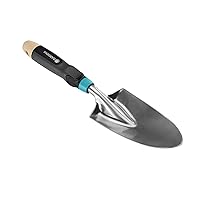 Gardena Ecoline Hand Trowel: for Planting and repotting, Ergonomic Handle, Protected Against Corrosion, Made from Recycled Materials (17700-20)