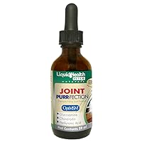 LIQUIDHEALTH 2.3 Oz Liquid Cat Glucosamine Joint Purr-Fection - Hip and Joint Health Relief Support, Chondroitin Feline Droppers -Senior Older Cats, Kittens
