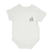 100% Organic Cotton Unisex Baby Layette Gift Set - Includes Bodysuit, Sleepsuit, Blanket, Beanie, and Mitten