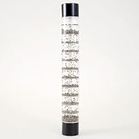 Bits and Pieces - Rain Fall Stick-Listen to Natural Sound of Rainfall and Watch Metal Balls Fall in Clear Acrylic Rain Stick - Music Rainstick