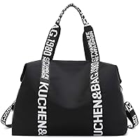 The Tote Bag for Women Canvas Tote Crossbody Bags Purse with Zipper Waterproof Sturdy HandBag for Travel Work