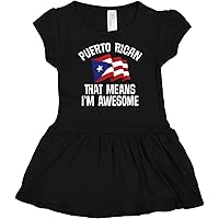 inktastic Puerto Rican Awesome Infant Dress