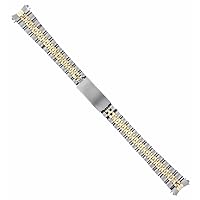 Ewatchparts 18K/SS TWO TONE JUBILEE WATCH BAND COMPATIBLE WITH ROLEX 69163, 69173, 79163, 79173, 79193 H