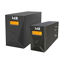 Back UPS Battery Backup Intelligent LCD Battery Backup and Surge Protector,Uninterruptible Power Supply,Battery Backup for Computer… (SK1500+SK600)