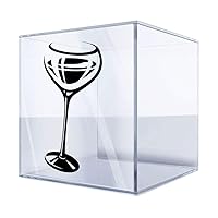 Decals Stickers Glass of Wine Bar Restaurant Decoration 4 X 2,4