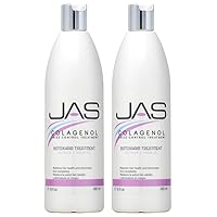 JAS Colagenol Frizz Control Treatment Botoxhair Treatment 16oz (Pack of 2)