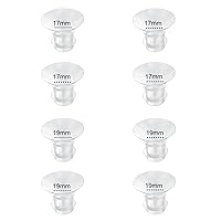 8PCS Flange Inserts 17mm/19mm,Compatible with Momcozy S12 Pro/M5/S9 Pro Hands-Free Breast Pump,Use for Medela/Spectra/Elvie/Willow/TSRETE/kmaier 24mm Shields/Flanges,Reduce 24mm to Other Size,4pc/size