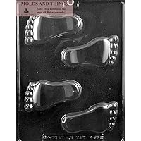 Baby Feet Chocolate Candy Mold Baby Shower party chocolate candy mold Baby Feet candy mold With Copywrited candy Making Instruction