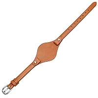 Genuine Leather Watchbands for Fossil ES3077 ES2830 ES3262 ES3060 Stylish Women Watch Straps Small Bracelet (Color : Light Brown, Size : 8mm Silver Clasp)