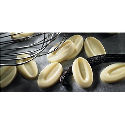Valrhona White Chocolate Couverture Ivoire 35% Cocoa 43% Sugar 41.1% Fat  Content 21.5% Whole Milk - 3Kg - Feves