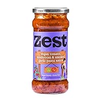 Zest - Tomato, Mushroom & Smoked Garlic Pasta Sauce - 340g