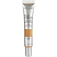 L’Oréal Paris True Match Eye Cream in a Concealer, 0.5% hyaluronic acid, Medium C5-6, 0.4 fl. oz.