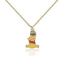 TGBJE Pooh Bear Lovers Gift Pooh Bear Earring Cartoon Movie Merchandise Gift WDW Magic Kingdom Character Gift