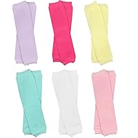 juDanzy 6 Pairs of Baby, Toddler and Child Leg Warmers