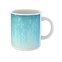 Coffee Mug Colorful Fizz Sparkling Air Bubbles in Water Fizzy Sparkle 11 Oz Ceramic Tea Cup Mugs Best Gift Or Souvenir For Family Friends Coworkers