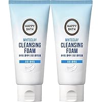 Happy Bath White Clay Pore Cleansing Foam 200g / 6.8 fl oz 2p