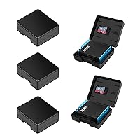 Pack of 5 Protective Storage Case Compatible with Battery of Gopro Hero 5/6/7/8/9/10/11/12 Black Cameras, Multifunctional Battery Case Organizer Boxes with Memory Card Slot