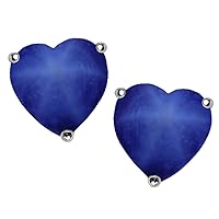 Sterling Silver 7mm Heart Shape Earrings Studs