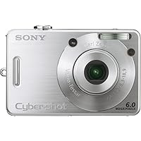 Sony Cybershot DSCW50 6MP Digital Camera with 3x Optical Zoom