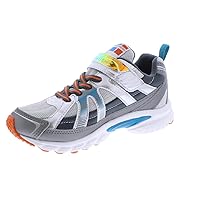 TSUKIHOSHI 3570 STORM Strap-Closure Machine-Washable Youth Sneaker Shoe with Wide Toe Box and Slip-Resistant, Non-Marking Outsole - For Little Kids and Big Kids, Ages 4-12