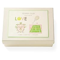 Box of 8 Assorted Notecards with Matching Envelopes - Tennis