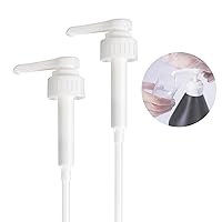 LET’S Resin Gallon Pump Dispenser, 10CC 2Pcs Heavy-Duty Leak Proof Resin Pump Dispenser,BPA Free 38/401Resin Accessories for Dispensing Resin, Commercial and Household Use