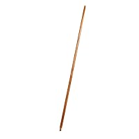 Rubbermaid Commercial Products Broom Handle with Threaded Tip, 60-Inch Lacquered Wood handle for Floor Cleaning/Sweeping in Home/Office, Pack of 12