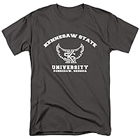 LOGOVISION Official Collegiate Distressed Circle Logo Short Sleeve Unisex for Men & Women Cotton T Shirt Collection