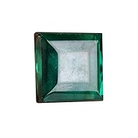REAL-GEMS Green Amethyst 32.50 Ct Brazilian Amethyst Faceted Emerald Green Amethyst Gemstone Loose Stone