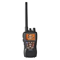 MR HH500 FLT BT Handheld Floating VHF Radio – 6 Watt, Bluetooth, Submersible, Noise Cancelling Mic, Backlit LCD Display, Memory Scan, Black