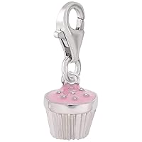 Rembrandt Charms Cupcake Charm with Lobster Clasp