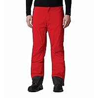 Columbia Men's Powder Stash Pant, Mountain Red, X-Large x Long