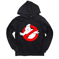 Kids Fall Winter Casual Ghostbusters Hoodies Lightweight Hooded Loose Fit Pullover Sweatshirts for Boys Girls