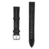 Hemobllo Leather Watch Bands - Genuine Leather Replacement Strap Waterproof Sweatproof Watch Strap Classic Pin Buckle Watch Band 12mm 14mm 16mm 17mm