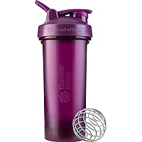 BlenderBottle Classic V2 Shaker Bottle Perfect for Protein Shakes and Pre Workout, 28-Ounce, Plum