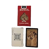 Bicycle Bonus Lion/Lioness Bridge Playing Cards