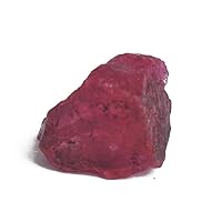 Authentic Red Ruby Chunk 19.50 Ct Natural Certified Ruby Schorl Rough Healing Crystals Ruby