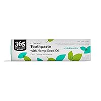 365 by Whole Foods Market, Sensitive Cavity Fighting Toothpaste with Hemp Seed Oil, 5.5 Ounce