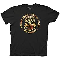 Ripple Junction Cobra Kai Adult Men's Karate Kid T-Shirt Strike First Logo Officially Licensed