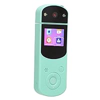 Body Camera, 1.5in Color Display Screen Rotatable Flexible Vldeo Recorder Camera, Multifunctional 16MP Pixels 1080P Camcorders Video Camera, for Walking[Green]