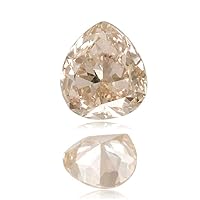 GIA Certified Natural Fancy Light Pink Brown (1pc) Diamond - 0.41 Cts - 5.16x4.54x2.46 mm VS2 Clarity Pear Modified Brilliant